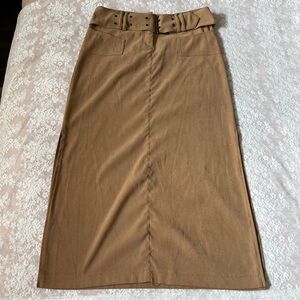 Elegant Tan Women's Skirt